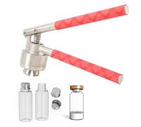 Sellador manual de botellas con mango antideslizante, máquina taponadora eficiente para viales, aceites esenciales y uso en laboratorio