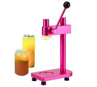 Sellador manual de latas, 100 latas/mínimo, máquina de sellado al vacío, diámetro 55 mm, para tarros con altura inferior a 6.7 pulgadas, cerveza, jugo, café y refrescos, morado