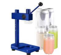 Sellador manual de latas: aleación de aluminio duradera para conservación de alimentos y bebidas, altura ajustable para uso doméstico y comercial