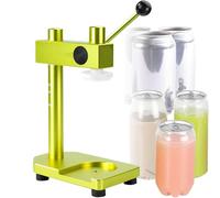 Sellador manual de latas: aleación de aluminio duradera para conservación de alimentos y bebidas, altura ajustable para uso doméstico y comercial