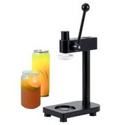 Sellador manual de latas con 100 latas/máquina de sellado al vacío mínimo, diámetro de 55 mm, para tarros con altura inferior a 6.7 pulgadas, jugo, café y refresco, morado