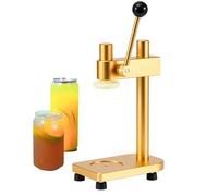 Sellador manual de latas con máquina de sellado al vacío de 100 latas/mínimo, diámetro de 55 mm, para tarros con altura inferior a 6.7 pulgadas, jugo, café y refresco, morado