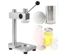 Sellador manual de tarros ajustable para uso doméstico y comercial, base estable para una fácil conservación y enlatado, ideal para almacenamiento de alimentos y retención de frescura