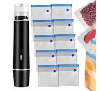 Sellador para aperitivos - Máquina al vacío Mini 800 mAh portátil, electrodoméstico portátil compacto para almacenamiento al vacío de cocina - Conservación de carne y cocina doméstica