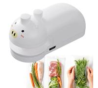 Sellador pequeño | Sellador térmico de bolsas para aperitivos, máquina de sellado magnético de mano de dibujos animados para el hogar, chips, hogar y viajes