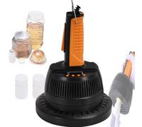 Sellador por inducción electromagnética de 20-130 mm, sellador de papel de aluminio ajustable para botellas de vidrio de plástico, máquina de sellado manual de enfriamiento rápido(130MM Bottle)