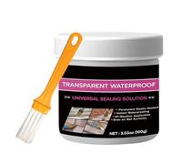 Sellador resistente al agua - Pasta de sellado transparente | 100 g de agente invisible antifugas adhesivo reparador de grietas para ducha, inodoro, baño, cocina exterior, pared, azulejos, lavabo
