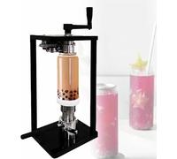 Sellador rotativo de latas, máquina selladora de latas ajustable con base fija, herramienta manual para sellado a presión de tarros, ideal para enlatar y conservar en casa