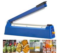 Sellador Térmico 300 mm, Sellador de Bolsas de Plástico Portátil, Máquina Selladora en Caliente, Impulse Heat Sellador, Manual Bolsa de Sellado Máquina, Enchufe de UE, para Mylar, PP, PE, Bolsa