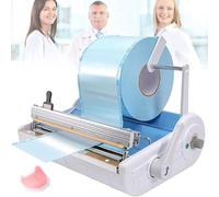 Sellador térmico automático de plástico, máquina de sellado médico de 500 W con 6 ajustes de temperatura, ancho máximo de sellado de 250 mm para clínica, hospital, dental y uso doméstico