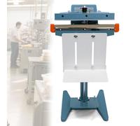 Sellador térmico de impulso, máquina de sellado de mesa con pedal de pie resistente, presión manual duradera para sellado de película, diseño bilateral para un embalaje eficiente