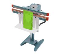 Sellador térmico industrial de impulso de pedal de pie, máquina de sellado manual de bolsas resistente con temporizador ajustable, grado comercial para bolsas de polietileno grandes, mylar, embalaje