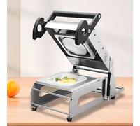 Sellador térmico para envasado de alimentos, máquina de sellado manual de sándwich, ancho de la película 260 mm, tasa de sellado de 7 a 8 sellos/minuto, ideal para almacenamiento y preparación de