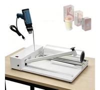 Sellador térmico resistente para embalaje, máquina de envoltura retráctil de 1800 W con temperatura ajustable, sellado y corte en un solo paso para bolsas de PE/POF, para pequeñas empresas