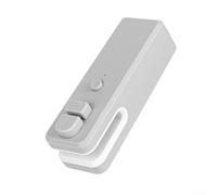 Sellador y cortador compacto 2 en 1 para sellar y recortar bolsas de almacenamiento de plástico con batería recargable (gris)