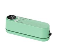 Selladora al vacío de alimentos, Sellador Al Vacío 2-en-1 Con USB-Portátil Recargable,con De 3 Modos, Para Frutas, Carne, Etc'. Para Mantenerse Fresco(Green)