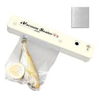 Selladora al Vacío de Mano - Eléctrica Portátil para Alimentos,Máquina De Sellado Pequeña Con Bolsas Para Alimentos - Para Conservación De Carne Cruda Granos Mariscos Fruta Queso