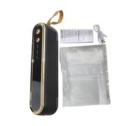 Selladora al vacío - Máquina selladora portátil a mano | Envasado al vacío para alimentos sin cable con 10 bolsas - Para casa, cocina, pícnic, viaje, conservación de carne, recipientes