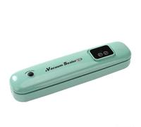 Selladora al vacío, Selladora al vacío portátil inalámbrica ligera y recargable, totalmente automática(Green+100 Bags)