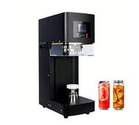 Selladora Automática De Latas (Aluminio Y Plástico) - Máquina Selladora Comercial con Pantalla LED Y Sellado De Costura 360°, Velocidad Sellado 3 Segundos - Ideal para El Sellado Bebidas
