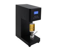 Selladora Automática De Latas Comercial Diámetro De 2,2 Pulgadas Y Altura Ajustable De 4,5 A 6,7 pulgadas 370 W For Jugos, Tés Con Burbujas Cerveza Y Refrescos(Black)