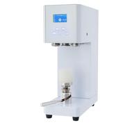 Selladora automática de latas comercial diámetro de 2,2 pulgadas y altura ajustable de 4,5 a 6,7 pulgadas 370W for jugos tés con burbujas cerveza y refrescos(White)