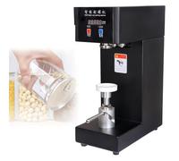 Selladora automática de latas, sellador eléctrico de vasos de 180 W para recipientes de 14 a 21 cm de alto con función de conteo inteligente, ideal para zumos de frutas y latas de cerveza