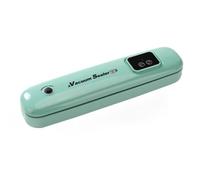 Selladora compacta con sistema automático de conservación al vacío, modos for alimentos secos y húmedos, ideal for almacenar productos frescos(With 10 Bags)