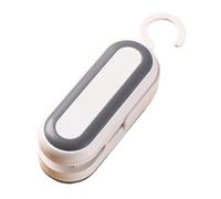 Selladora de bolsas pequeñas, pequeña termoselladora | Selladora de bolsas de chip recargable, carga USB, colgante, sellador térmico para bolsas pequeñas, con cortador, para aperitivos y