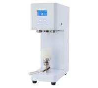 Selladora de latas de refresco comercial selladora manual vasos selladora vasos semiautomática con pantalla LED altura ajustable selladora botellas for latas aluminio plástico(White)