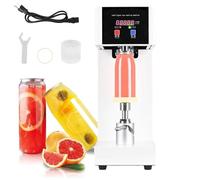 Selladora de latas eléctrica Selladora De Latas De Aluminio, selladora De Botellas para Té De Burbujas con Contador Inteligente para sellar té de burbujas, refrescos, latas de cerveza