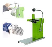 Selladora y grapadora de envases de alimentos, máquina selladora manual en forma de U, con válvula reguladora de clavos de aluminio y 2000 grapas en forma de U, máquina selladora con clip for bolsas d
