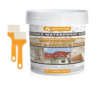 Sellante Impermeable, 1KG Sellador Invisible Impermeable, Impermeabilizante Transparente, Agente Aislante Transparente, Waterproof Anti-Leakage Interior y Exterior Hidrofugante Invisible