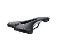 Selle Italia FLITE TM Flow Racing - Sillín Bicicleta, Suave y Ultraligero, Forma Plana, Raíl Manganeso, Resistente para Carretera y MTB - Talla L2, Negro