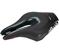 Selle Italia IRON EVO Superflow SD - Sillín Triatlón, Rail TI 316 Ø7, Duro-Tek Performance Ligero, Cómodo y Antideslizante - Negro