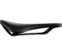 Selle Italia Novus Boost EVO Sport Greentech - Sillín de Ciclismo Ecológico de Gel con Agujero Superflow y Rail de Acero al Carbono - Talla L3, Negro
