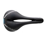 Selle Italia - Sillìn bicicleta de carretera LADY E-Bike Gel Flow, Rail Manganese Tubo Ø7, Sillìn Road Gran Turismo Fibra-Tek, Comfort Gel, Amortiguador