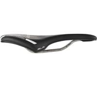 Selle Italia SLR Boost Lady TI 316 Superflow - Sillín de Bicicleta de Carretera y Gravel para Mujer con Gel Suave, Cómodo, Agujero Superflow, Cuadro TI 316 - Talla L3, Negro