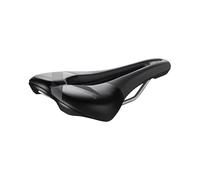 Selle Italia X-Bow 145x255mm (S3) Peso: Superflow-Sillín de Bicicleta Off-Road, MTB, Trekking, Enduro, Mountain Bike, Cuadro TI 316, Agujero Anatómico, Amortiguadores, Unisex, Negro/Gris