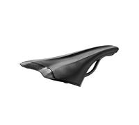 Selle Italia SLR Advan - Sillín de Bicicleta de Carretera con Raíl de Acero Manganeso, Revestimiento Ligero, Forma Neutra, Ligero y Cómodo - Talla S1, Negro