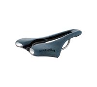Selle Italia SLR Boost Gravel TI 316 Superflow - Sillín Bicicleta Gravel, Cómodo Sillin Racing en Gel, Agujero Superflow, Inserciones Hi-viz - Talla S3, Azul