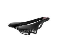 Selle Italia SLR Boost Pro Team Kit Carbon Superflow - Sillín Bicicleta Carretera Ligero y Ergonómico, Rieles de Carbono, Tecnología Superflow, Confort Profesional -Talla L3, Negro