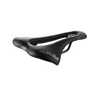 Selle Italia SLR TM Superflow - Sillín de Bicicleta de Carretera, Diseño Icónico SLR con Agujero Superflow, Cuadro de Manganeso - Talla L3, Negro
