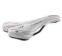 Selle Montegrappa Sillín de bicicleta Liberty XXL, fabricado en Italia, color blanco