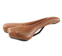 Selle Montegrappa Sillín de bicicleta Liberty XXL, fabricado en Italia, color marrón claro