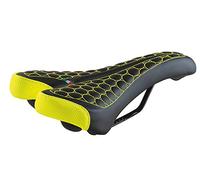 Selle Montegrappa, Sillín unisex SM 4010 en 6 colores, fabricado en Italia, color negro y amarillo