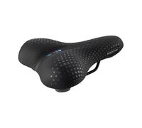 Selle San Marco BIOAKTIVE Trekking Gel - Sillín Bicicleta Urbana, E-Bike y Trekking, Acolchado de Gel - Talla L1, Negro