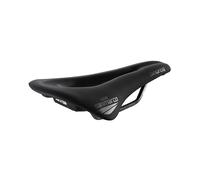 Selle San Marco SHORTFIT 130 Racing - Sillín de Bicicleta de Carretera Corto y Ergonómico con Hueco Central, Raíles de Acero Xsilite Ligeros y Resistentes - Talla S3, Negro