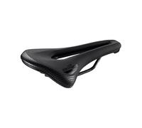 Selle San Marco SHORTFIT 2.0 Comfort Dynamic - Sillín Bicicleta Carretera Ligero, Extra Acolchado, Agujero Anatómico, Rail Manganeso - Talla L3, Negro