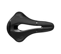 Selle San Marco - Sillín SHORTFIT Open-Fit Dynamic Wide, Cuero, Unisex Adulto, Negro